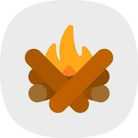 Bonfire Vector Icon Design