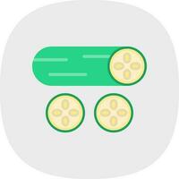 Cucumber Vector Icon Design