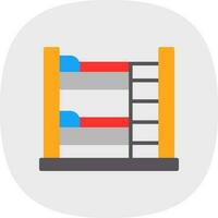 Bunk Bed Vector Icon Design