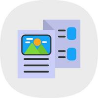 Brochure Vector Icon Design