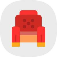 Armchair Vector Icon Design