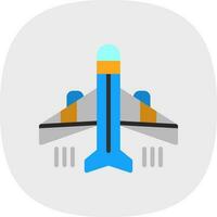 diseño de icono de vector de avión