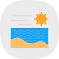 Beach Vector Icon Design