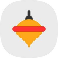 Top Spin Vector Icon Design