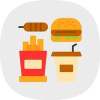 diseño de icono de vector de comida rápida