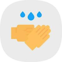 Hand Washing Vector Icon Design