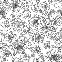 floral sin costura modelo. diagonal flor líneas modelo antecedentes. plano resumen flor líneas modelo. Derecho rayas textura antecedentes. línea modelo vector ilustración antecedentes.