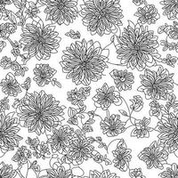 floral sin costura modelo. diagonal flor líneas modelo antecedentes. plano resumen flor líneas modelo. Derecho rayas textura antecedentes. línea modelo vector ilustración antecedentes.