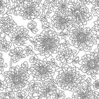 floral sin costura modelo. diagonal flor líneas modelo antecedentes. plano resumen flor líneas modelo. Derecho rayas textura antecedentes. línea modelo vector ilustración antecedentes.