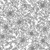 floral sin costura modelo. diagonal flor líneas modelo antecedentes. plano resumen flor líneas modelo. Derecho rayas textura antecedentes. línea modelo vector ilustración antecedentes.