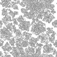 floral sin costura modelo. diagonal flor líneas modelo antecedentes. plano resumen flor líneas modelo. Derecho rayas textura antecedentes. línea modelo vector ilustración antecedentes.