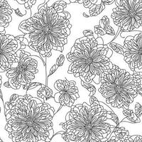 floral sin costura modelo. diagonal flor líneas modelo antecedentes. plano resumen flor líneas modelo. Derecho rayas textura antecedentes. línea modelo vector ilustración antecedentes.