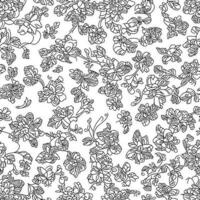 floral sin costura modelo. diagonal flor líneas modelo antecedentes. plano resumen flor líneas modelo. Derecho rayas textura antecedentes. línea modelo vector ilustración antecedentes.