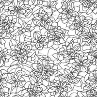 floral sin costura modelo. diagonal flor líneas modelo antecedentes. plano resumen flor líneas modelo. Derecho rayas textura antecedentes. línea modelo vector ilustración antecedentes.