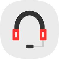 diseño de icono de vector de auriculares