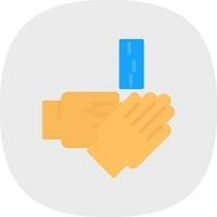 Washing Hands Vector Icon Design