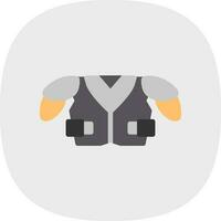 Shoulder Pads Vector Icon Design