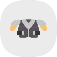 Shoulder Pads Vector Icon Design