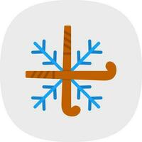 Snowflake Vector Icon Design