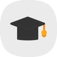 Mortarboard Vector Icon Design