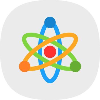 Atom Vector Icon Design