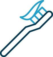 Toothbrush Vector Icon Design