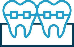 diseño de icono de vector de dientes