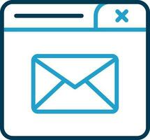 Contact Mail Vector Icon Design