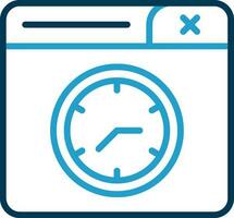 diseño de icono de vector de reloj