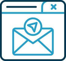 Send Mail Vector Icon Design