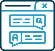 Forum Vector Icon Design