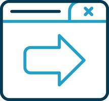 Next Page Vector Icon Design