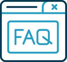 Faq Vector Icon Design