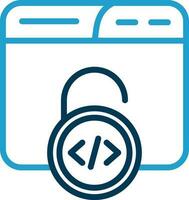 Unsecured Vector Icon Design