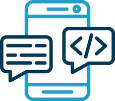 Conversation Vector Icon Design