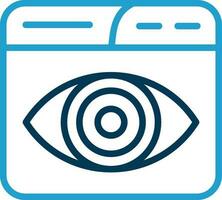 diseño de icono de vector de ojo