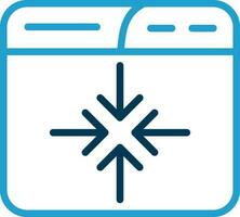 Minimize Vector Icon Design