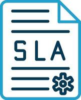 Sla Vector Icon Design