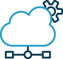 Cloud Computing Vector Icon Design