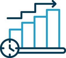 Bar Chart Vector Icon Design