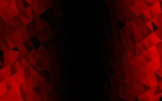 Light Red vector triangle mosaic template.