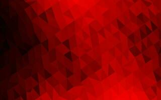 Light Red vector abstract polygonal layout.