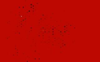 Dark Red, Yellow vector backdrop with dots, spots.