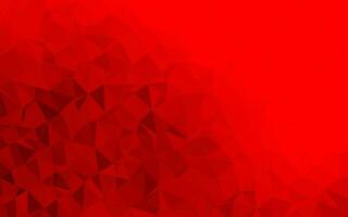 Light Red vector abstract polygonal cover.