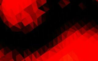 Light Red vector abstract polygonal layout.