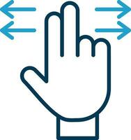 Swipe Vector Icon Design