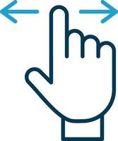 Swipe Vector Icon Design