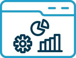 Statistics Vector Icon Design