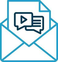 Email Marketing Vector Icon Design