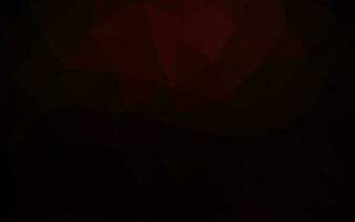 Dark Red vector polygon abstract layout.